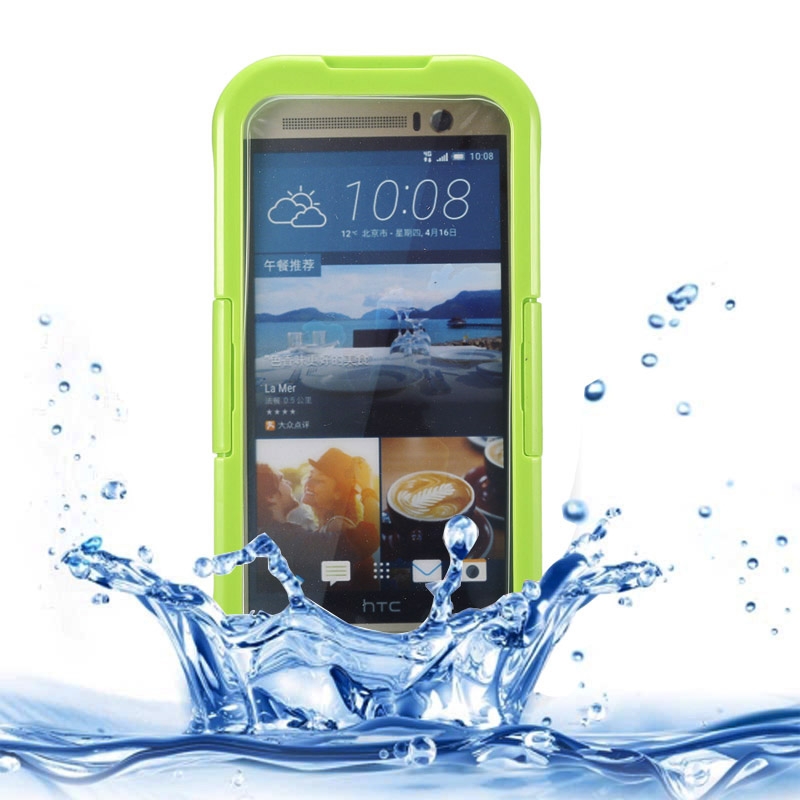 Funda de Silicona y PVC Resistente al agua IPX8 para HTC M7 / M8 / M9